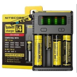 CHARGEUR 4 PILES NITECORE I4