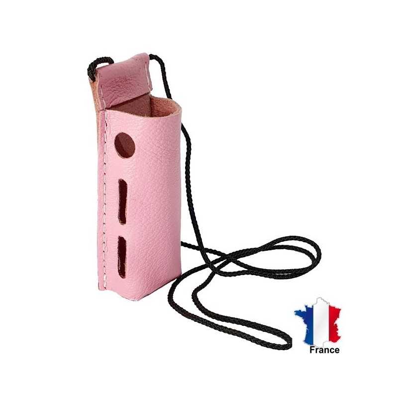 ÉTUI CUIR POUR ISTICK 40 W ROSE