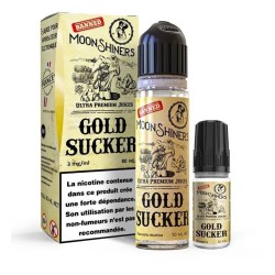 E LIQUIDE GOLD SUCKER - MOONSHINER - LIPS - 60ML - Pack 3mg avec 1 booster