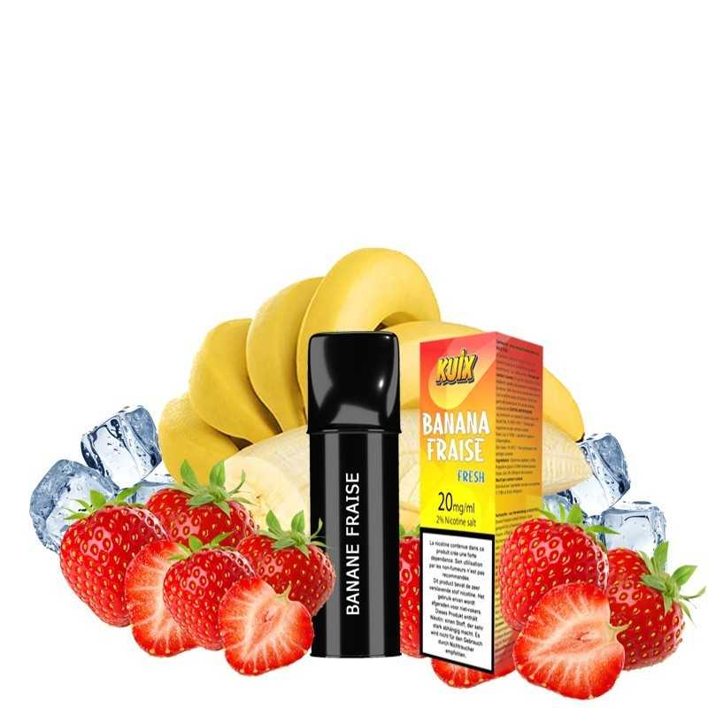 cartouche pod kuix banane, fraise, frais cartouche pod kuix banane, fraise, frais