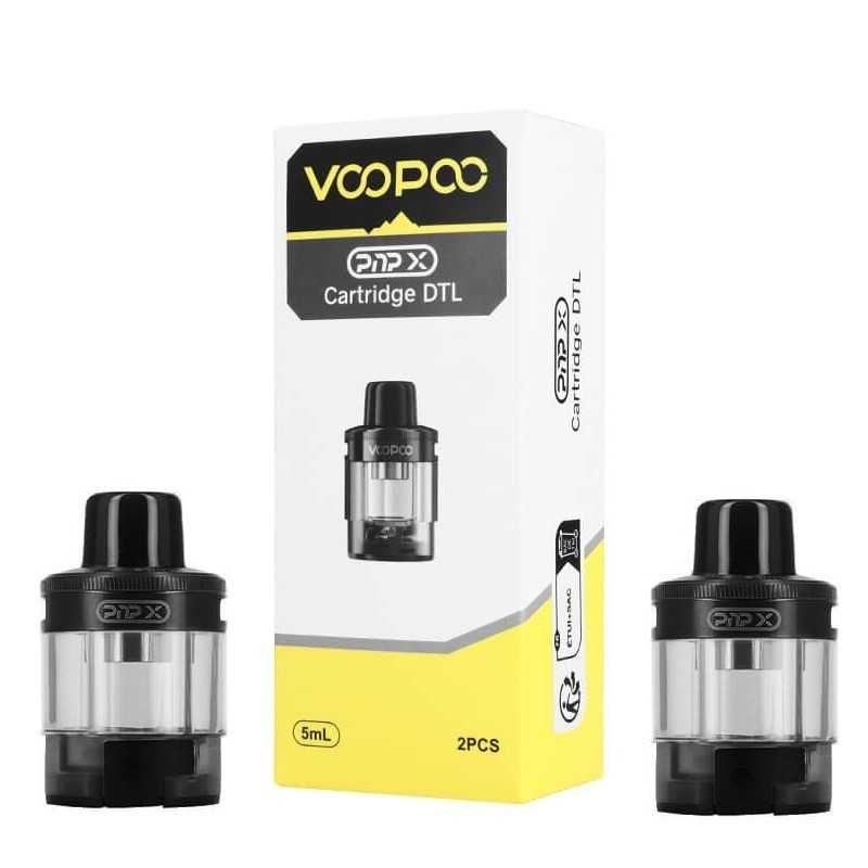 CARTOUCHES PNP X DTL - VOOPOO- Boite de 2 CARTOUCHES PNP X DTL - VOOPOO- Boite de 2