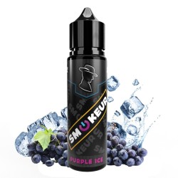 Flacon Purple-Ice smokeur 50ml avec son raisin noir et ses glaçons bien frais.
