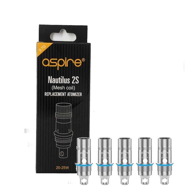 RESISTANCES NAUTILUS - ASPIRE - 0.7 ohm Mesh 20-25W