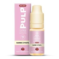 E liquide Barba à Papa 10ml - 10mg en sels de nicotine - Pulp