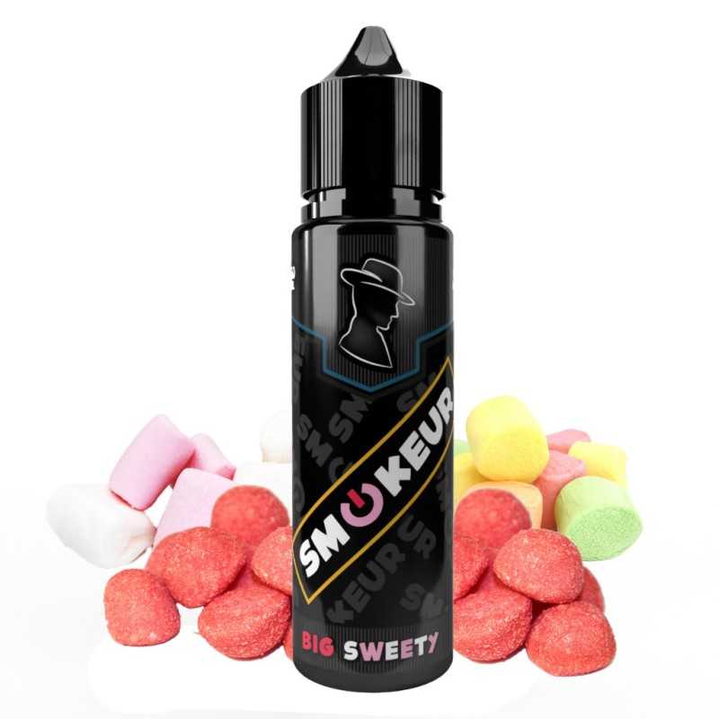 E-liquide fraise tagada chamallow 50ml smokeur big sweety avec sa fraise tagada et ses shamallow