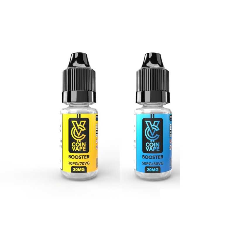 BOOSTER DE NICOTINE 20MG - COIN VAPE Composition booster 50PG/50VG