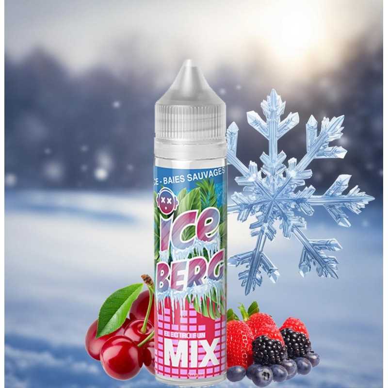 E-liquide cerise baies sauvages 50 ml Iceberg mix electro fun