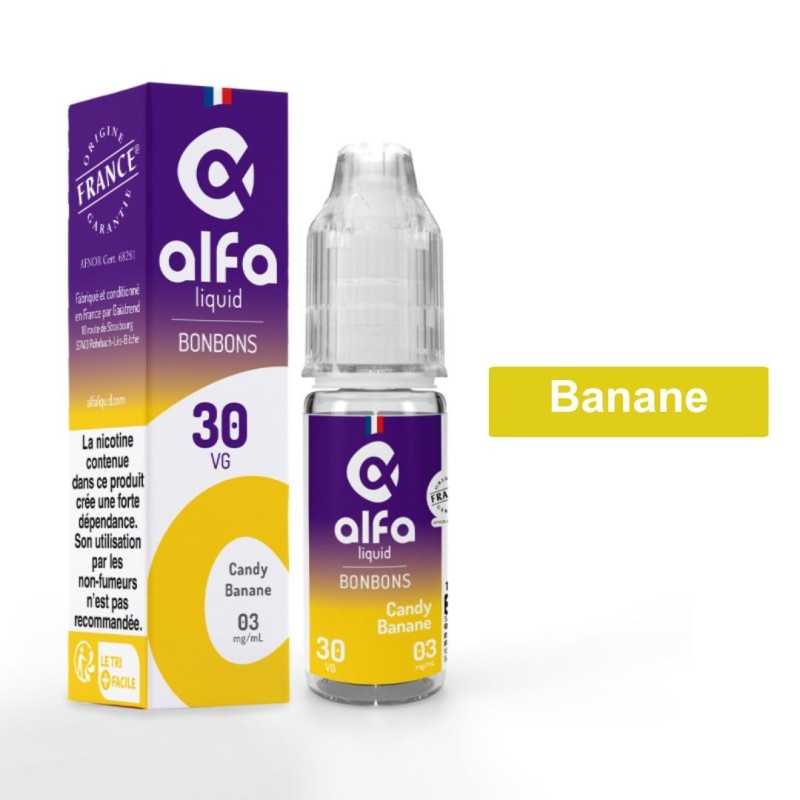 E-liquide Candy Banane 10 ml - Alfaliquid