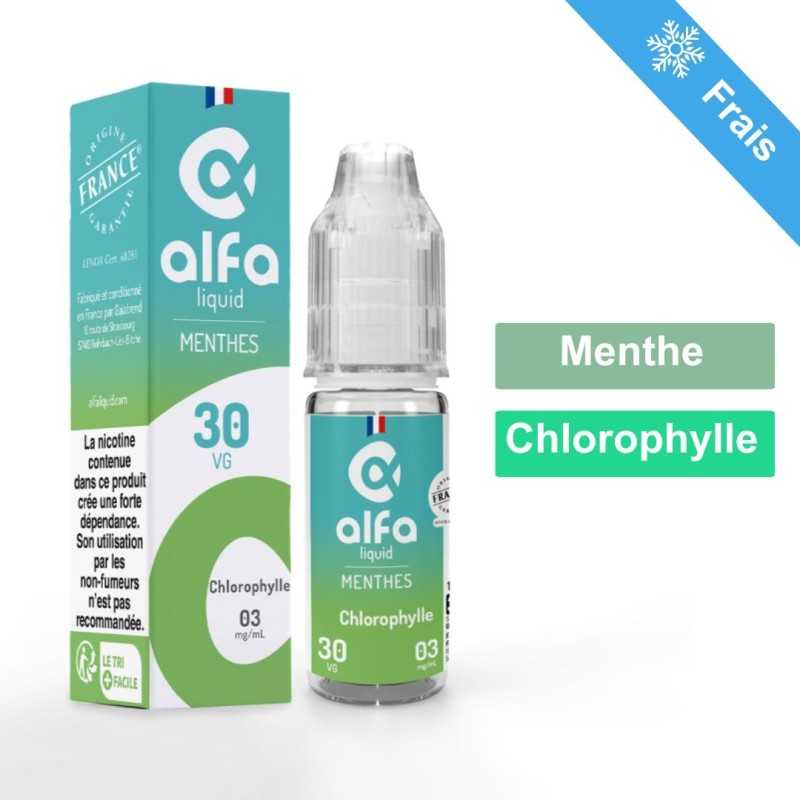 Flacon e-liquide Chlorophylle 10 ml - alfaliquid