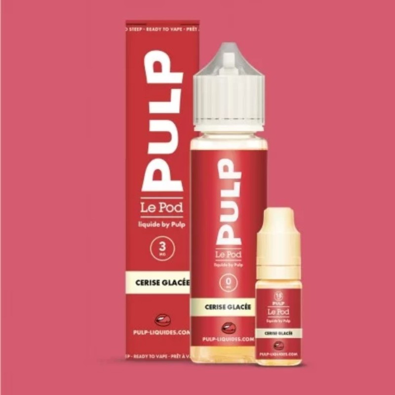 Eliquide cerise glacée 60ml - PULP LE POD