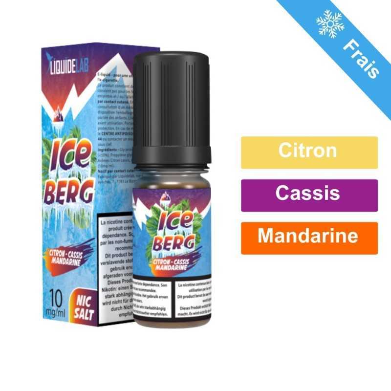 ICEBERG CITRON-CASSIS-MANDARINE10 ML 10MG DE SEL DE NICOTINE- O'JLAB,