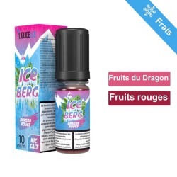 E-LIQUIDE 10ML SEL DE NICOTINE ICEBERG DRAGON ROUGE