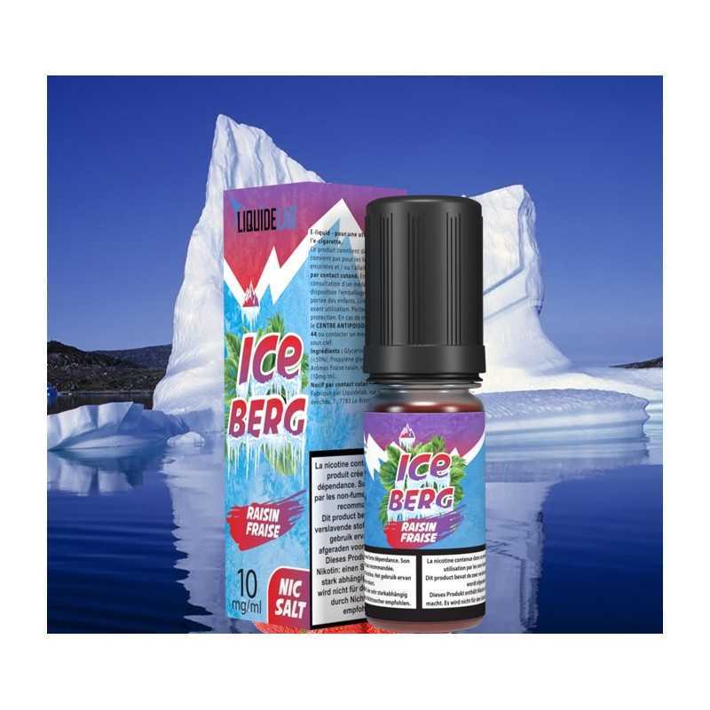 Ee-liquide sel de nicotine raisin fraise iceberg de O'jlab