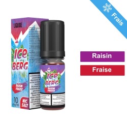 E-liquide sel de nicotine raisin fraise iceberg de O'jlab