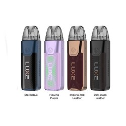 Luxe XR Max 2 Vaporesso - en Storm Blue, Flowing Purple, Imperial Red et Dark Black Leather