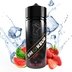 Eliquide Smokeur red fizz 100 ml, fraise pastèque frais
