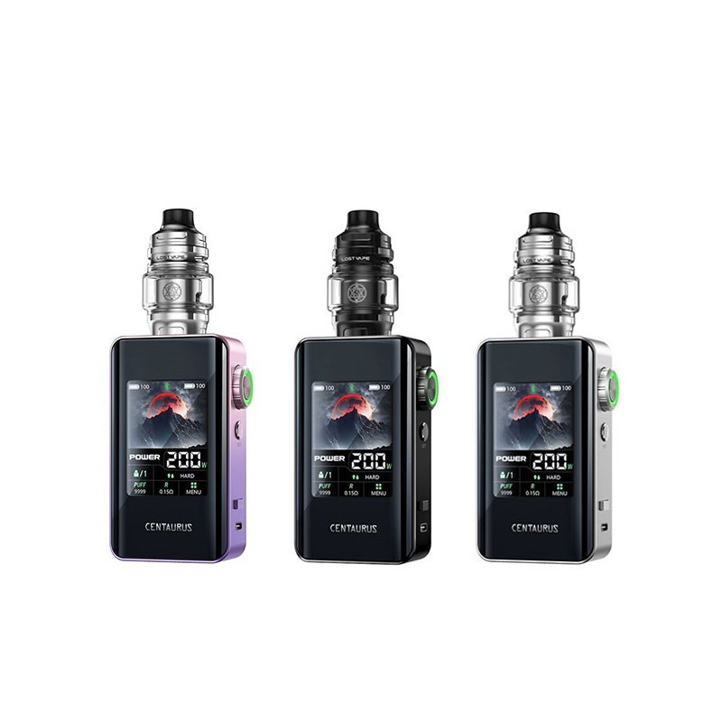 KIT CENTAURUS BT200 - LOST VAPE Couleur Platinium Ridge