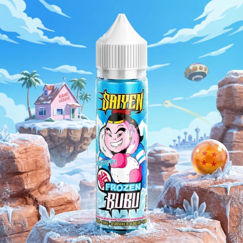 Frozen Bübü 50ml Sayen Vapors, dans un décor manga