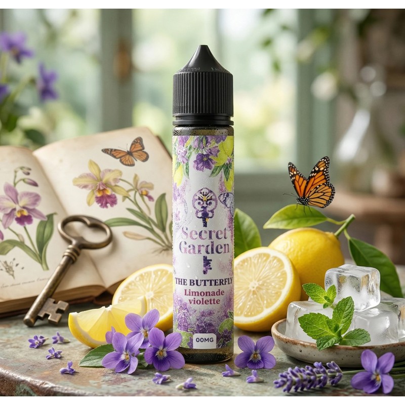The Butterfly 50 ml - Secret Garden dans son décor illustratif