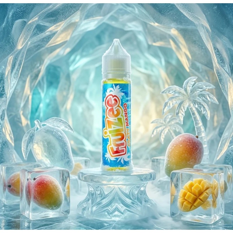 Crazy Mango 50ml - Fruizee dans son décor glaçé illustré