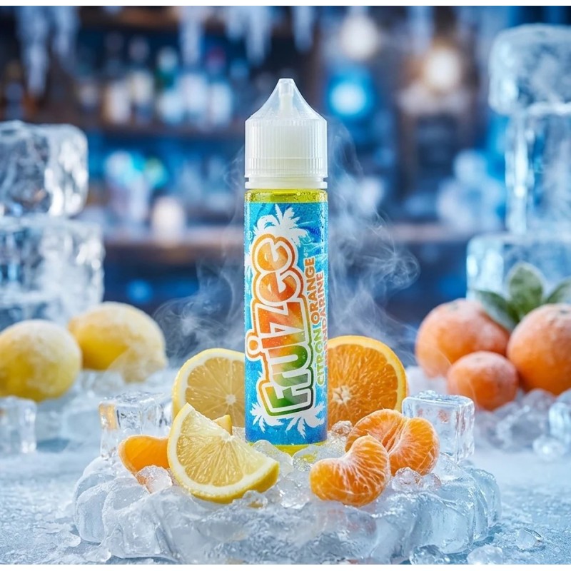 Citron Orange Mandarine - Fruizee 50ml dans sons décor glaçé illustratif