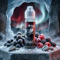 Ragnarok 50ml - A&L Ultimate dans son décor illustratif fruité et glaçé