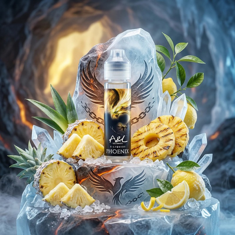 Phoenix - A&L Ultimate 50ml dans son décor glaçé illustratif