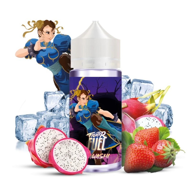 Mawashi 100ml - Fighter Fuel avec les ingrédients illustrés