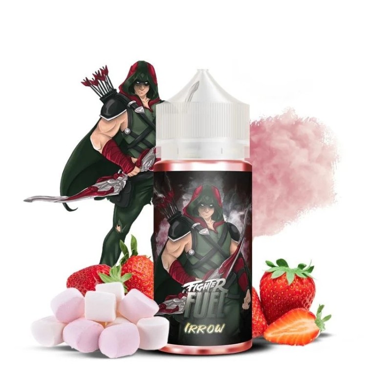 Irrow 100ml - Fighter Fuel avec ses ingrédients illustrés