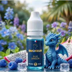 Blue Dragon 10ml - Smokeur dans un décor illustré