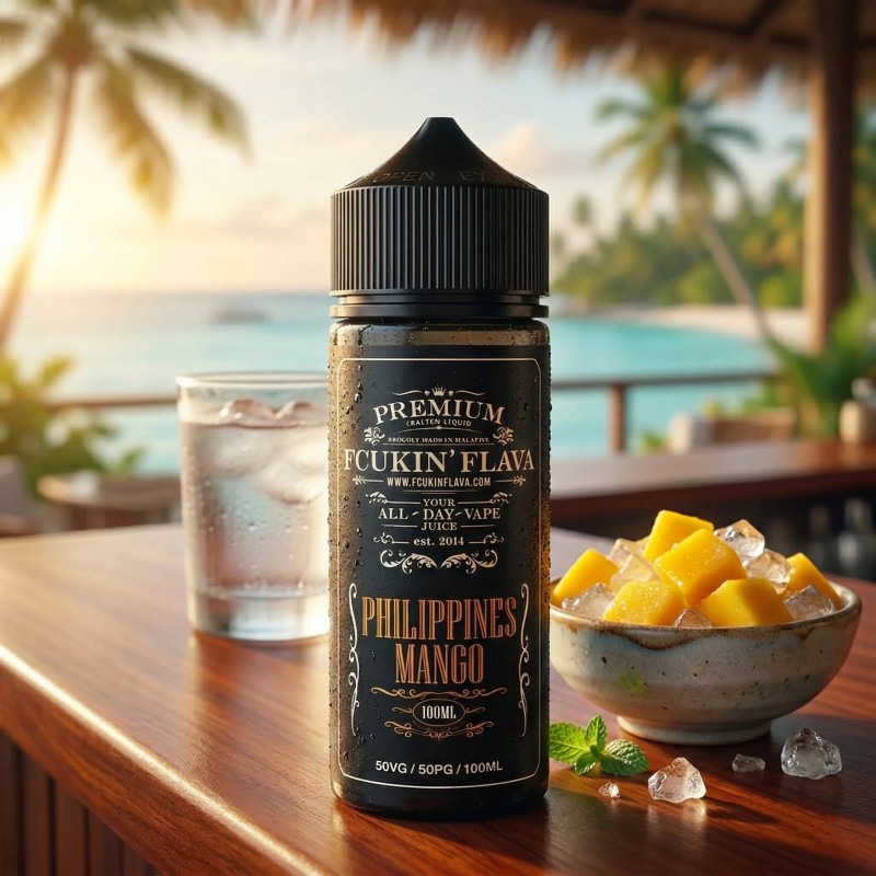 Philippines Mango 100ml - Fcukin' Flava dans son décor illustratif