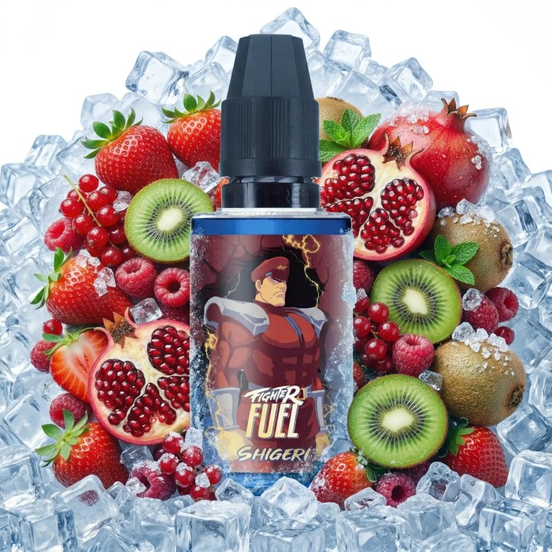 Arôme Shigeri Fighter Fuel 30ml - Grenade - Fraise - Kiwi - Frais