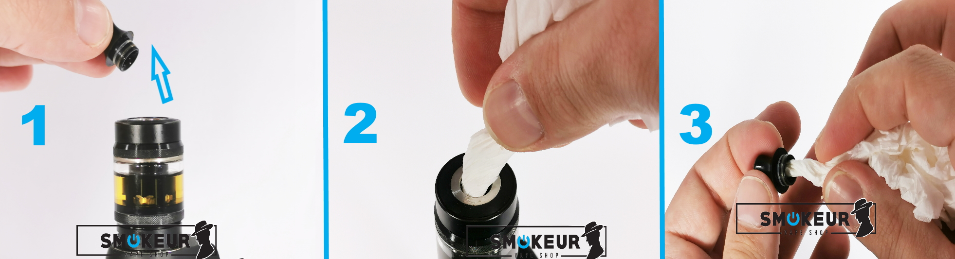 Comment nettoyer son drip tip en 3 étapes