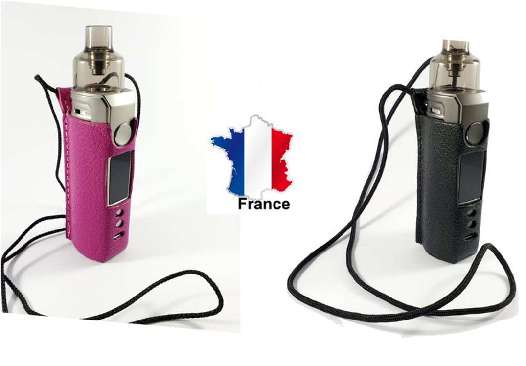 Accessoire pour cigarette électronique tour de cou noir et rose