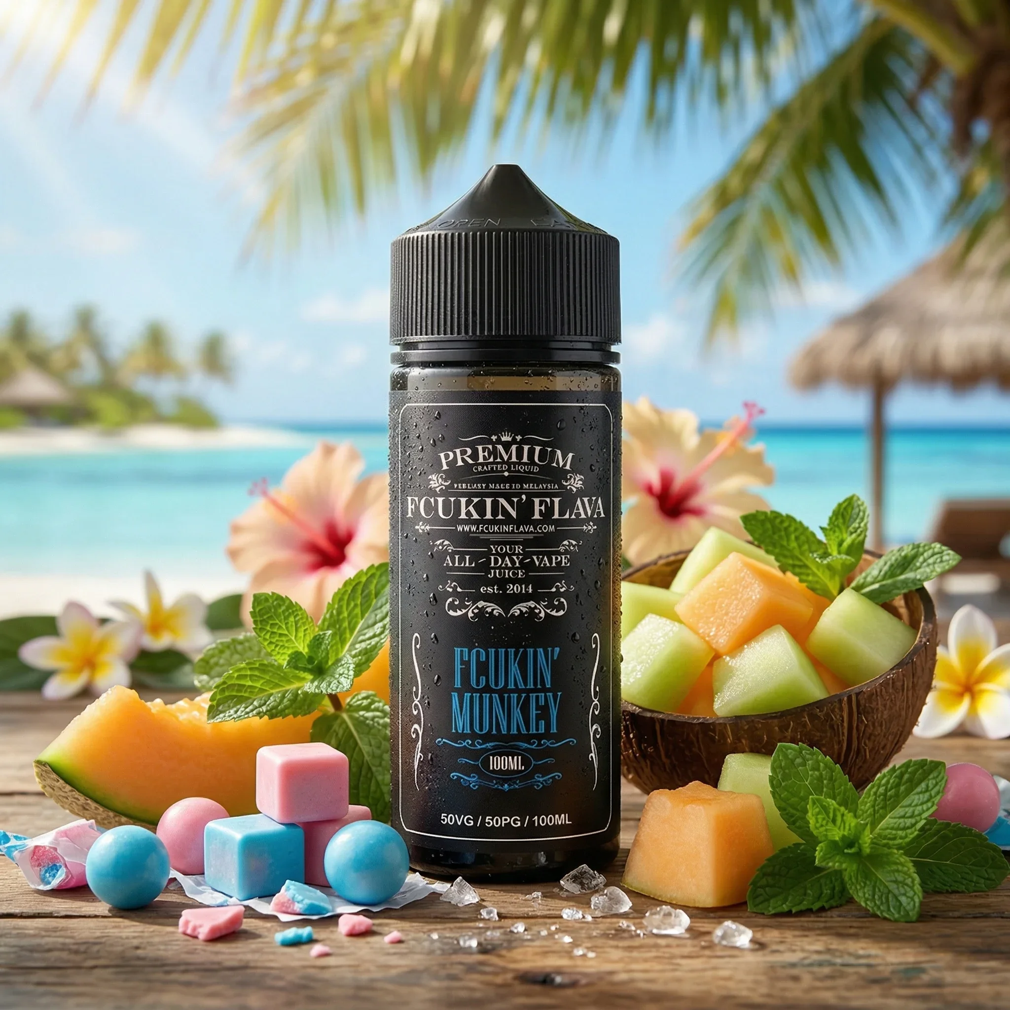 Fcukin' Munkey 100ml - Fcukin' Flava dans un décor illustratif