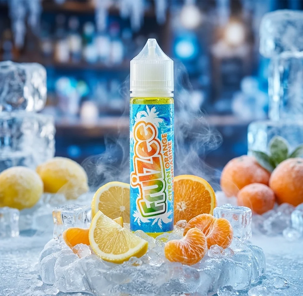 Citron Orange Mandarine - Fruizee 50ml dans sons décor glaçé illustratif