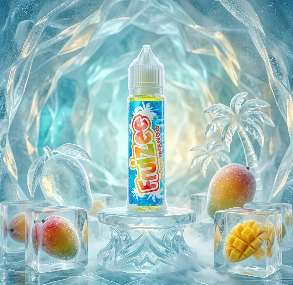 Crazy Mango 50ml - Fruizee dans son décor glaçé illustré
