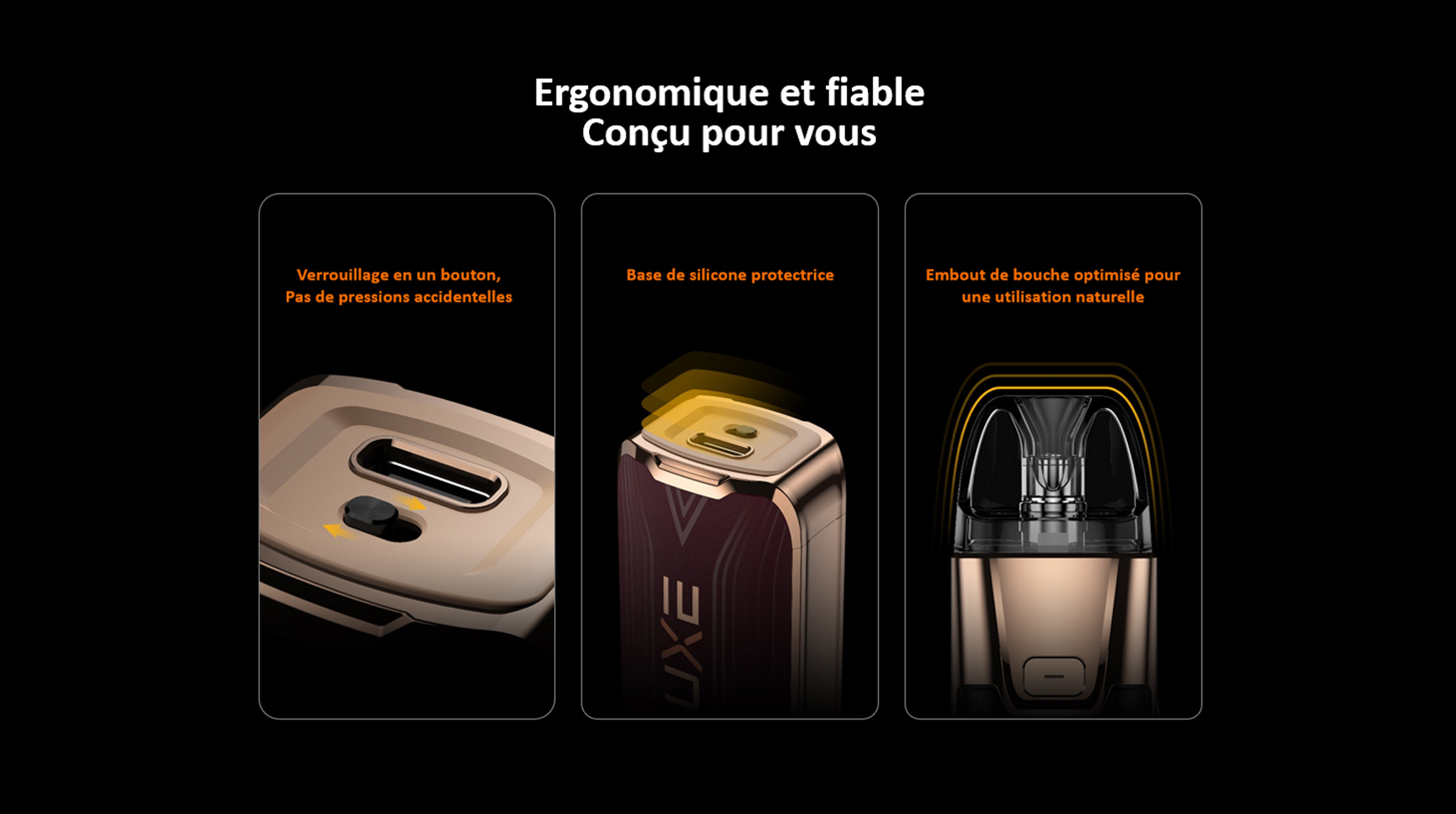 Bouton lock pod Luxe XR Max