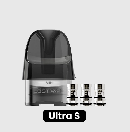 Kit Centaurus PM100 Lost Vape, cartouche Ultra S avec résistance UB Ultra en 0.15 ohm, 0.2 ohm et 0.3 ohm