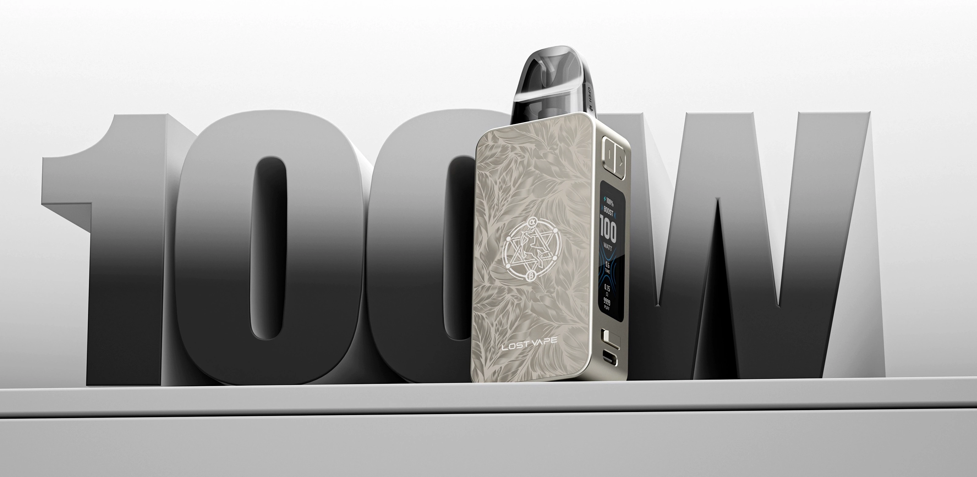 Kit Centaurus PM100 Lost Vape, illustration puissance 100W
