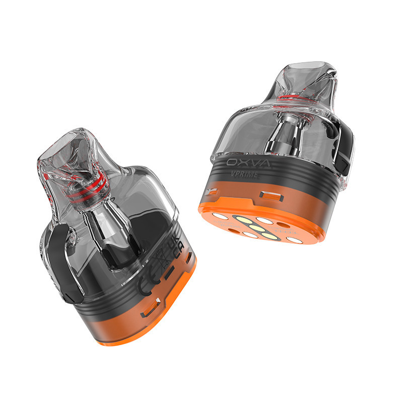 Cartouches VPrime Dual Mesh, en 0.4 ohm fond orange