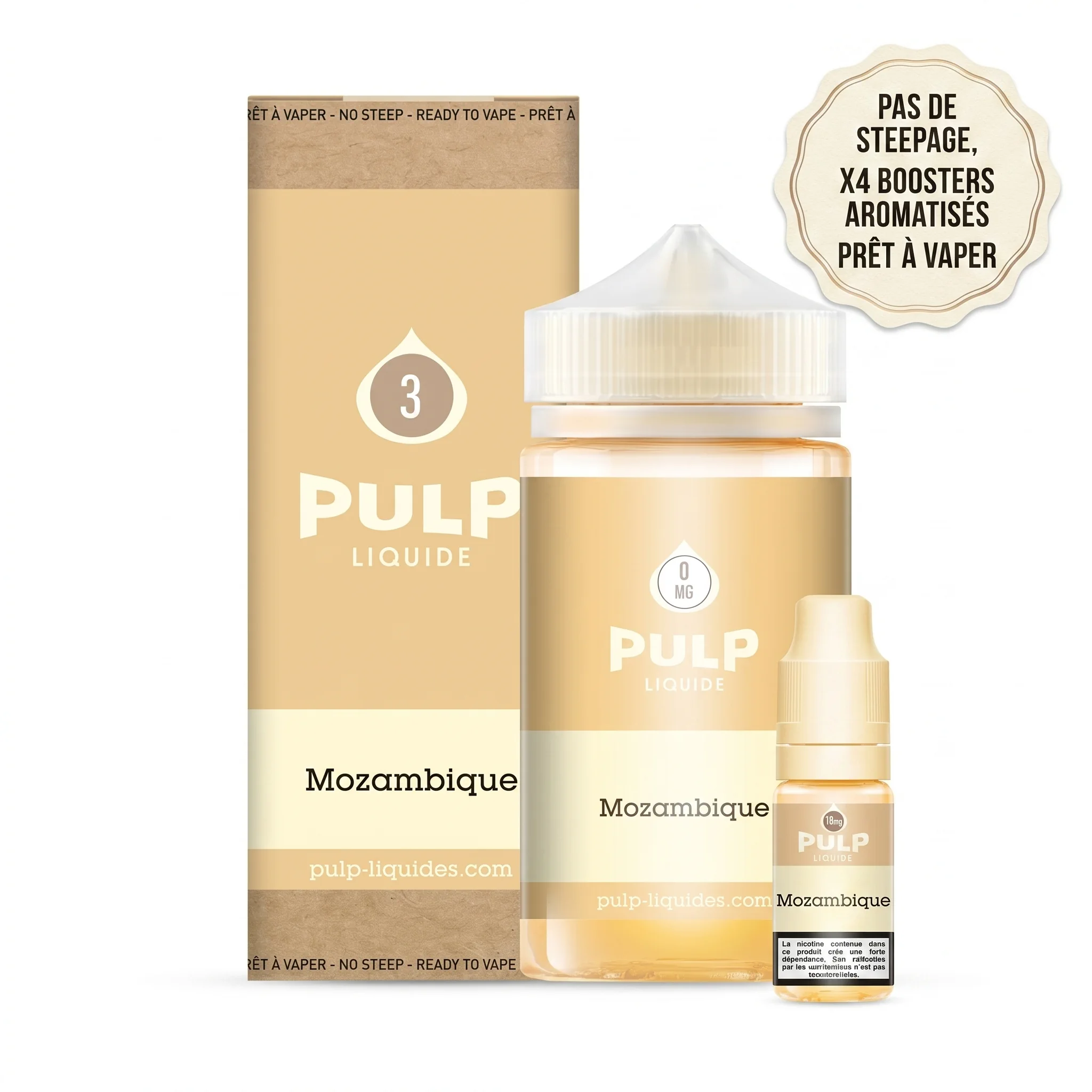 Mozambique Pulp 200ml - Pack 3mg