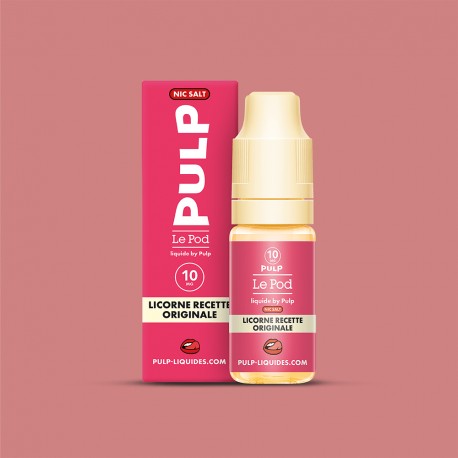 Photo du e liquide licorne 10.ml pulp aux sels de nicotine