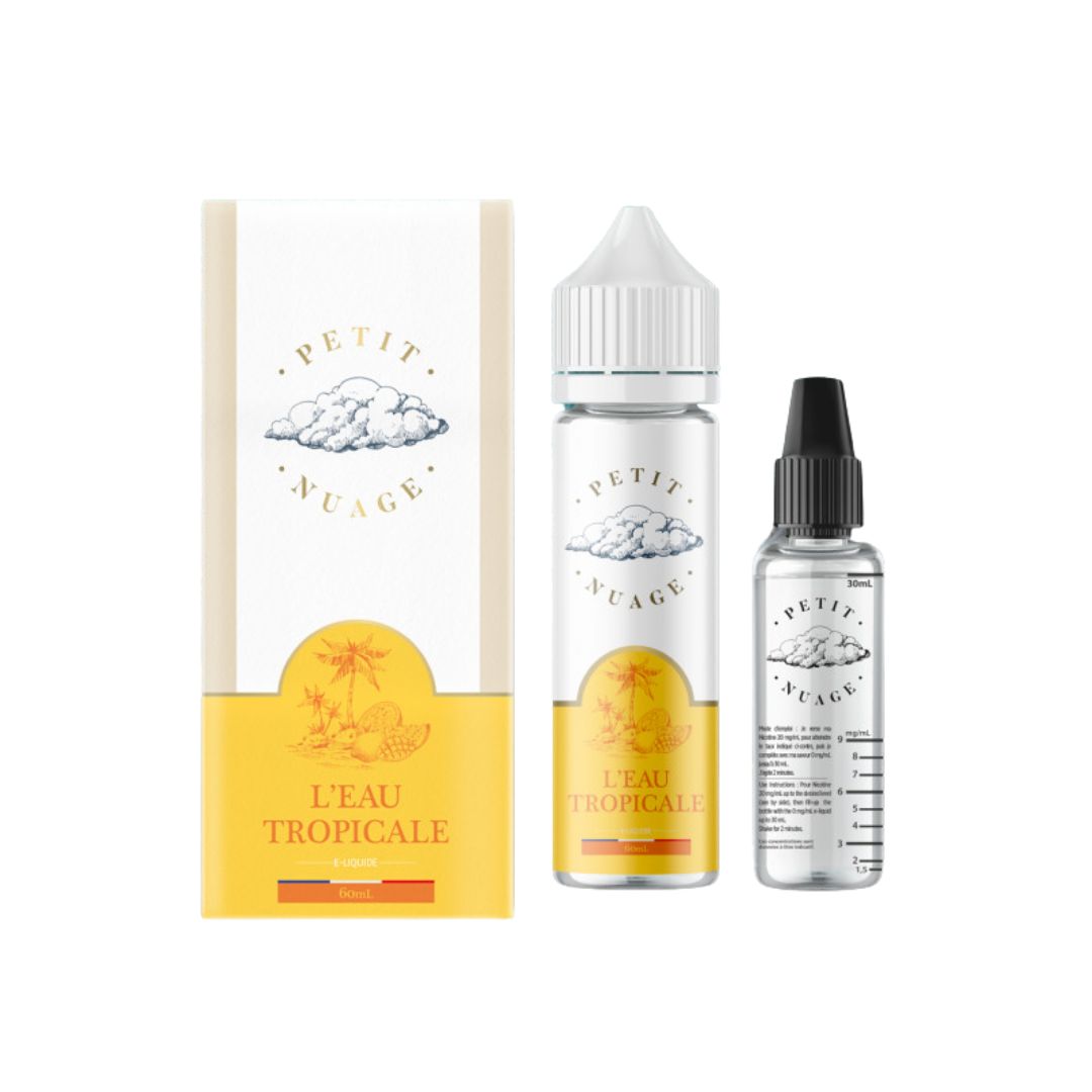 E-liquide l'eau tropicale 60ml Petit Nuage