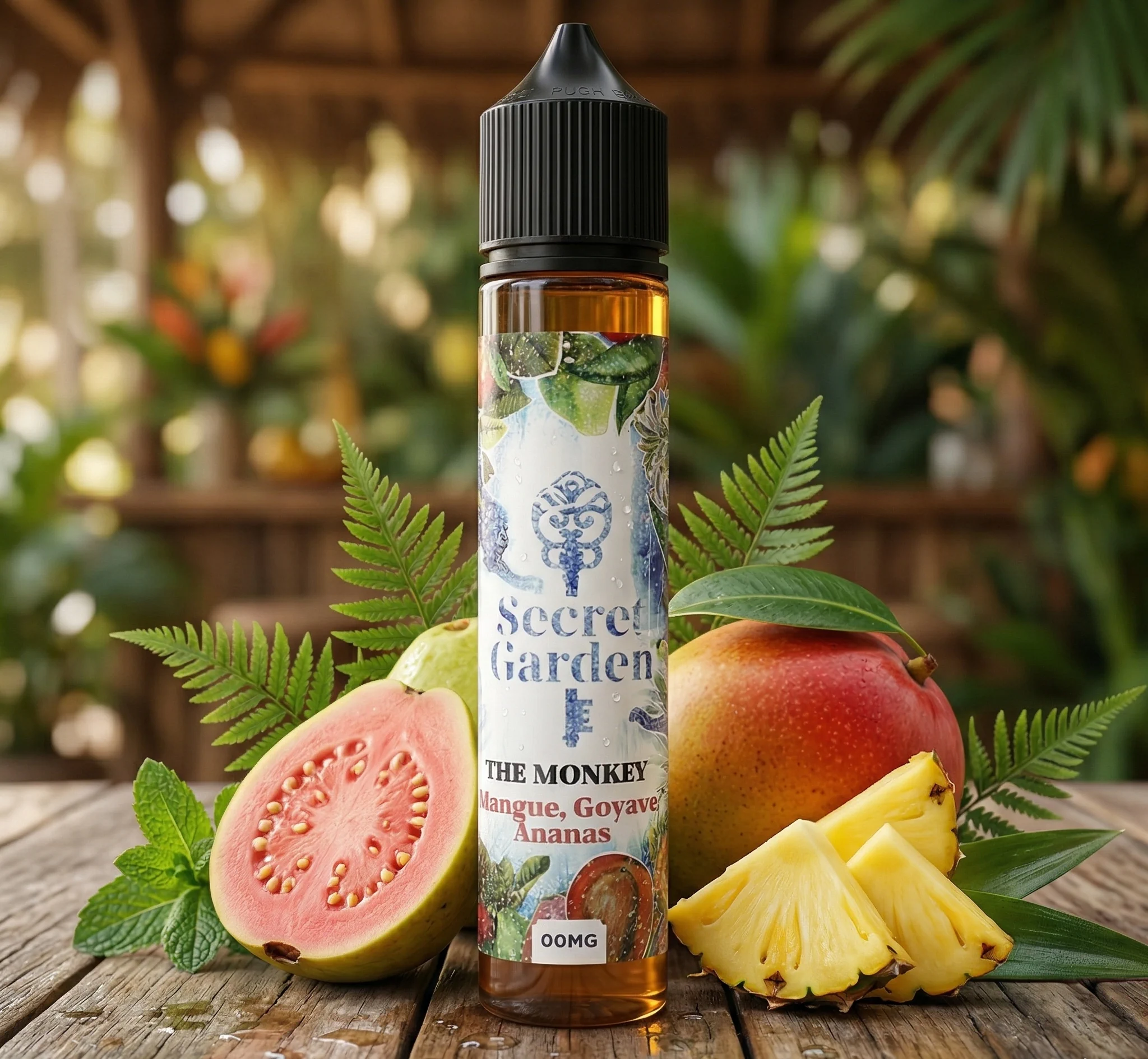 The Monkey 50ml - Secret Garden dans son décor illustratif