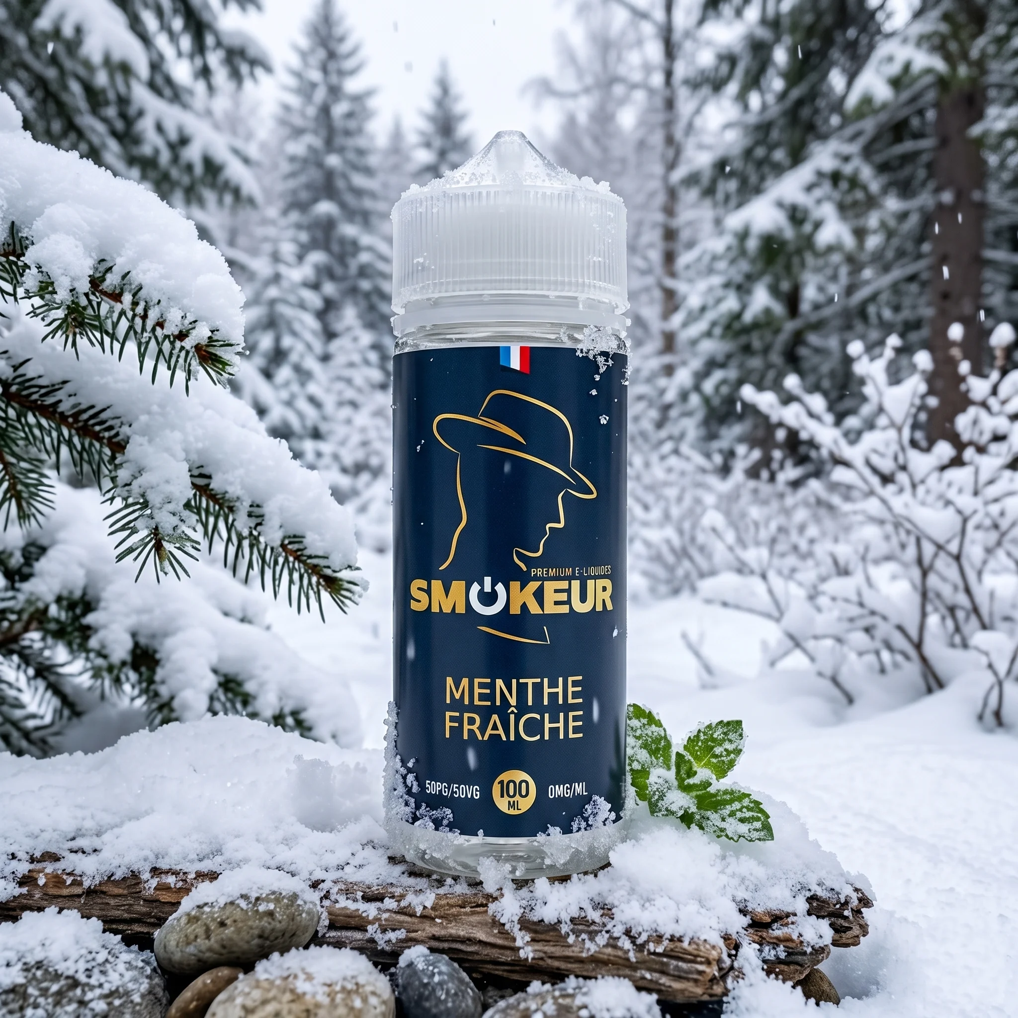 Menthe Fraîche 100ml - Smokeur dans son décor illustratif