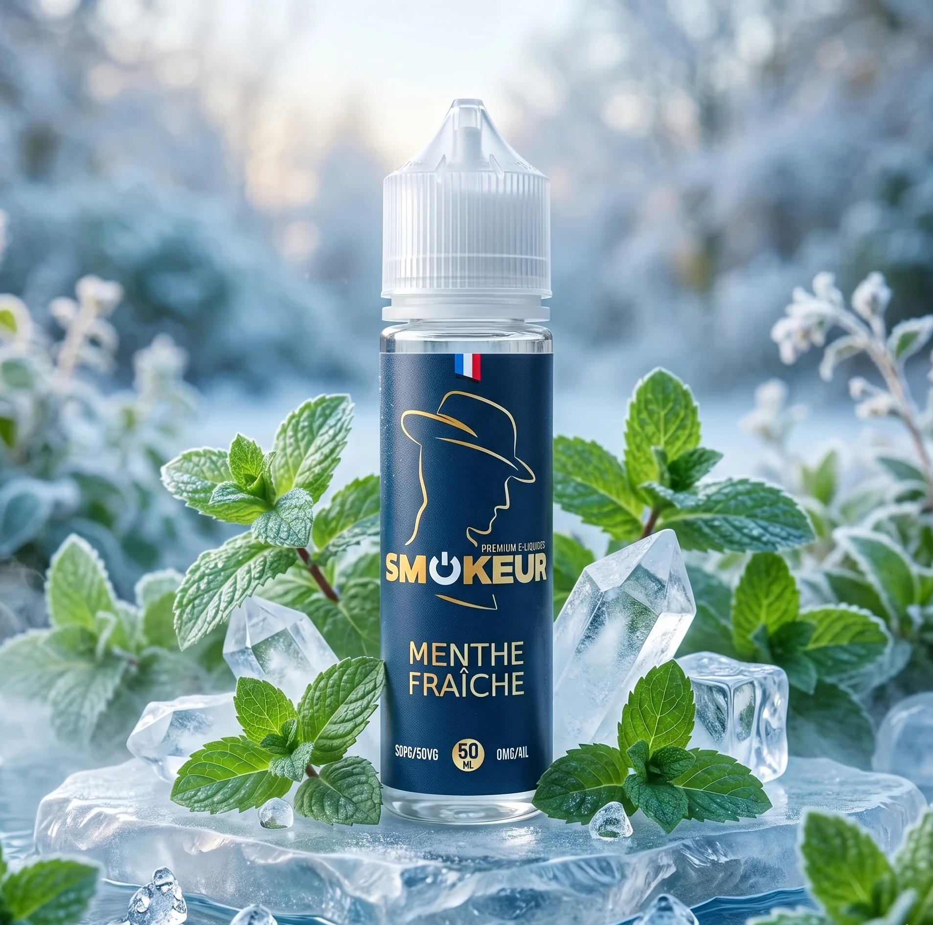 Menthe Fraîche 50ml - Smokeur dans son décor illustratif