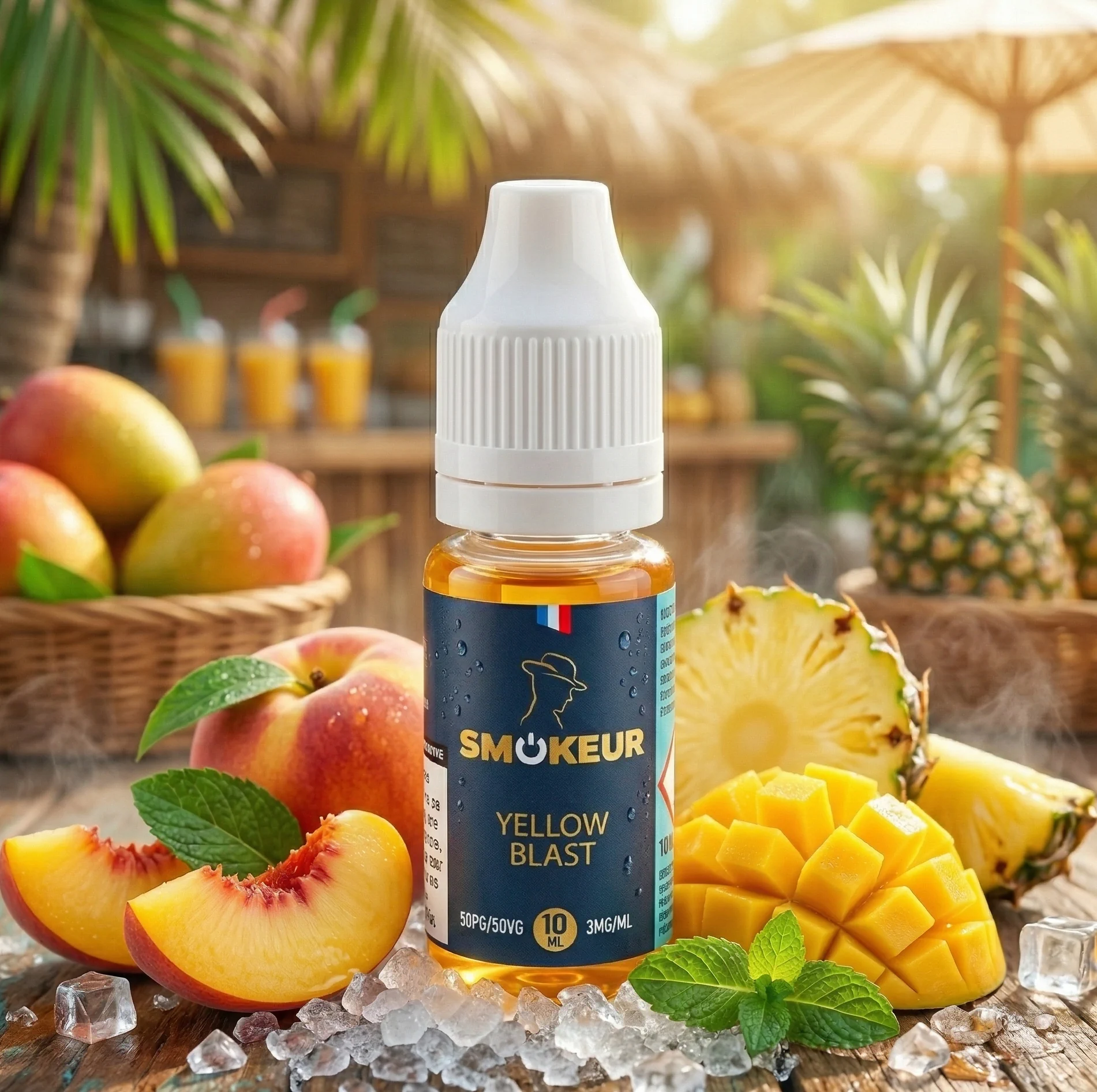 Yellow Blast 10ml - Smokeur dans son décor illustratif
