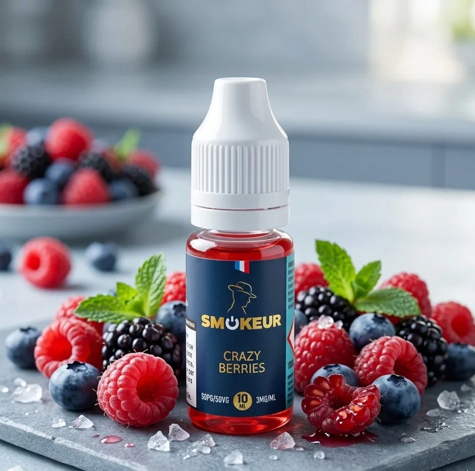 Crazy Berries 10ml - Smokeur dans son décor illustratif