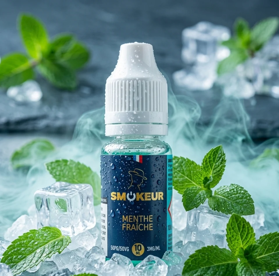 Menthe Fraîche 10ml - Smokeur dans son décor illustratif